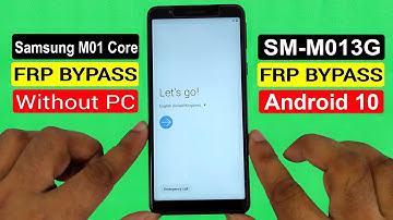 Samsung M01 Core FRP Bypass U3 Android 10 | Samsung Galaxy M01 Core (SM-M013F) FRP latest security |