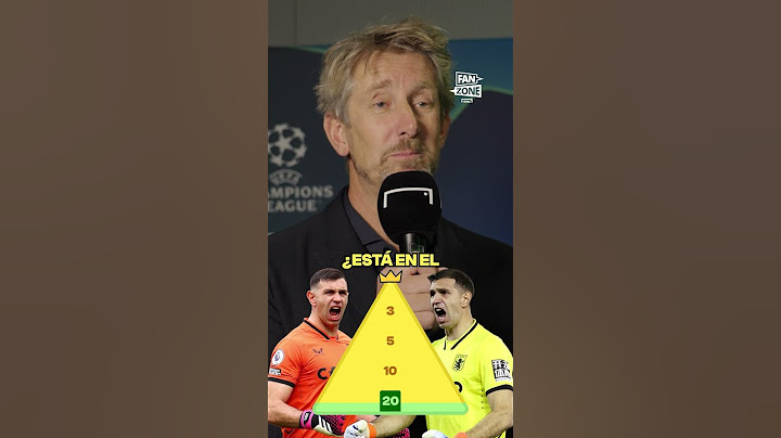 Edwin van der Sar sitúa al Dibu Martínez entre los mejores porteros del mundo 🧤 #fútbol