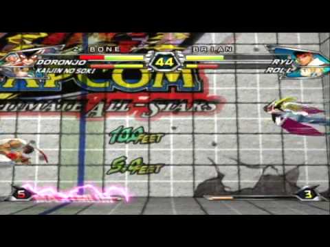 Brian VS Z Bone (Tatsunoko VS Capcom Online)