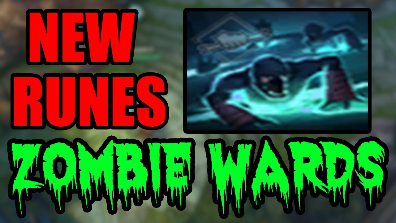 NEW RUNES ZOMBIE WARDS, PORO WARDS, AND TROPHY COLLECTOR 2017 League