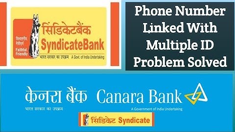 Syndicate Bank New Mobile app after Merge With Canara Bank Candi mobile app registration Problem