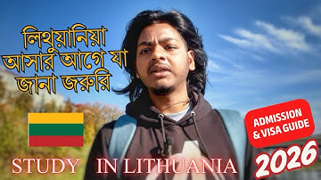Study in Lithuania 2026 🇱🇹 | Admission & Visa Process | Student Life &  Living Expenses in Lithuania