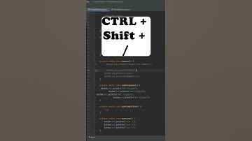 7 IntelliJ shortcut for Beginners