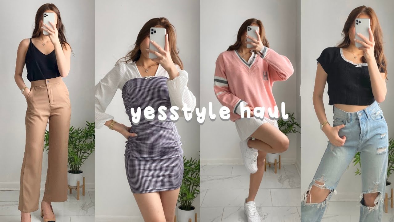 YESSTYLE TRY-ON HAUL (with discount code) 2021 - YouTube