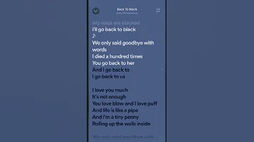 Amy Winehouse: Back to Black (Speed Up) | #Lyrics