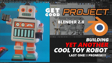 Cool Toy Robot 03: Blender 2.8 Modeling Session (Last One!)