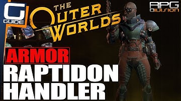 RAPTIDON HANDLER Unique Armor Location - OUTER WORLDS