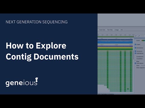 Map to Reference: Explore Contig Documents with Geneious Prime