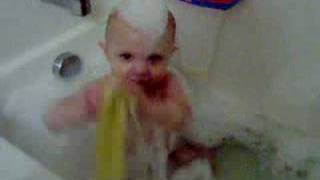 Connor bathtime