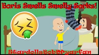 Caillou Makes His Dad Smell His Smelly Socks