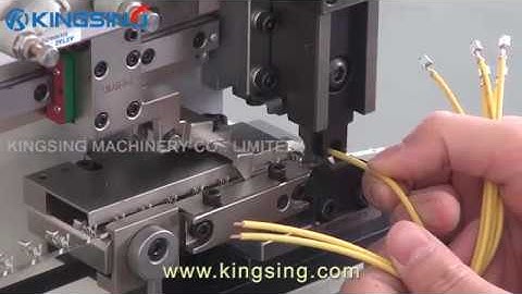 Servo Motor Driven Semi-automatic Terminal Crimping Machine