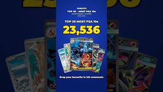 Top 20 Most Graded PSA 10 Cards - Phantasmal Flames 🔥 (PSA Data)