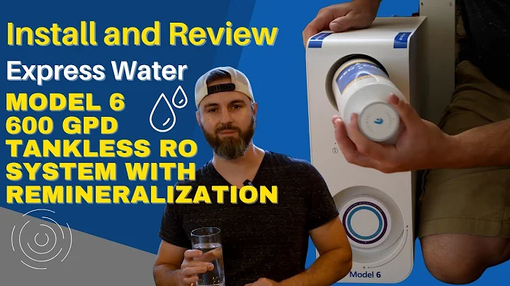 Install and Review of the Express Water Model 6 Tankless Reverse Osmosis System (under the sink)