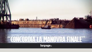 Concordia, l'ultima manovra del relitto prima di scomparire per sempre