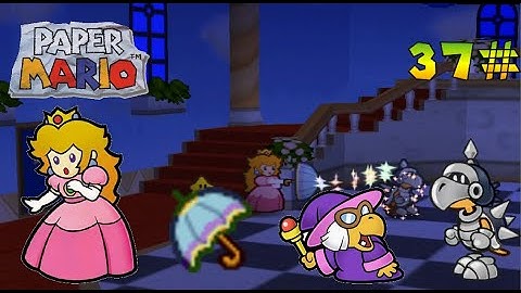 Paper Mario (N64) Walkthrough Part 37: Chapter 6 End: Peach is Getting Sneaky (1080p)