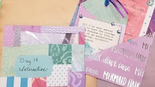 #junkjournaljuly Days 18 Favorite Supply & 19 Interactive...and #100dayproject Days 88 & 89