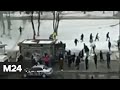Жители Рязани второй день подряд устраивают драки на автобусной остановке - Москва 24