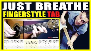 Just Breathe | Pearl Jam | Guitar TAB | Fingerstyle Tutorial Wealth
