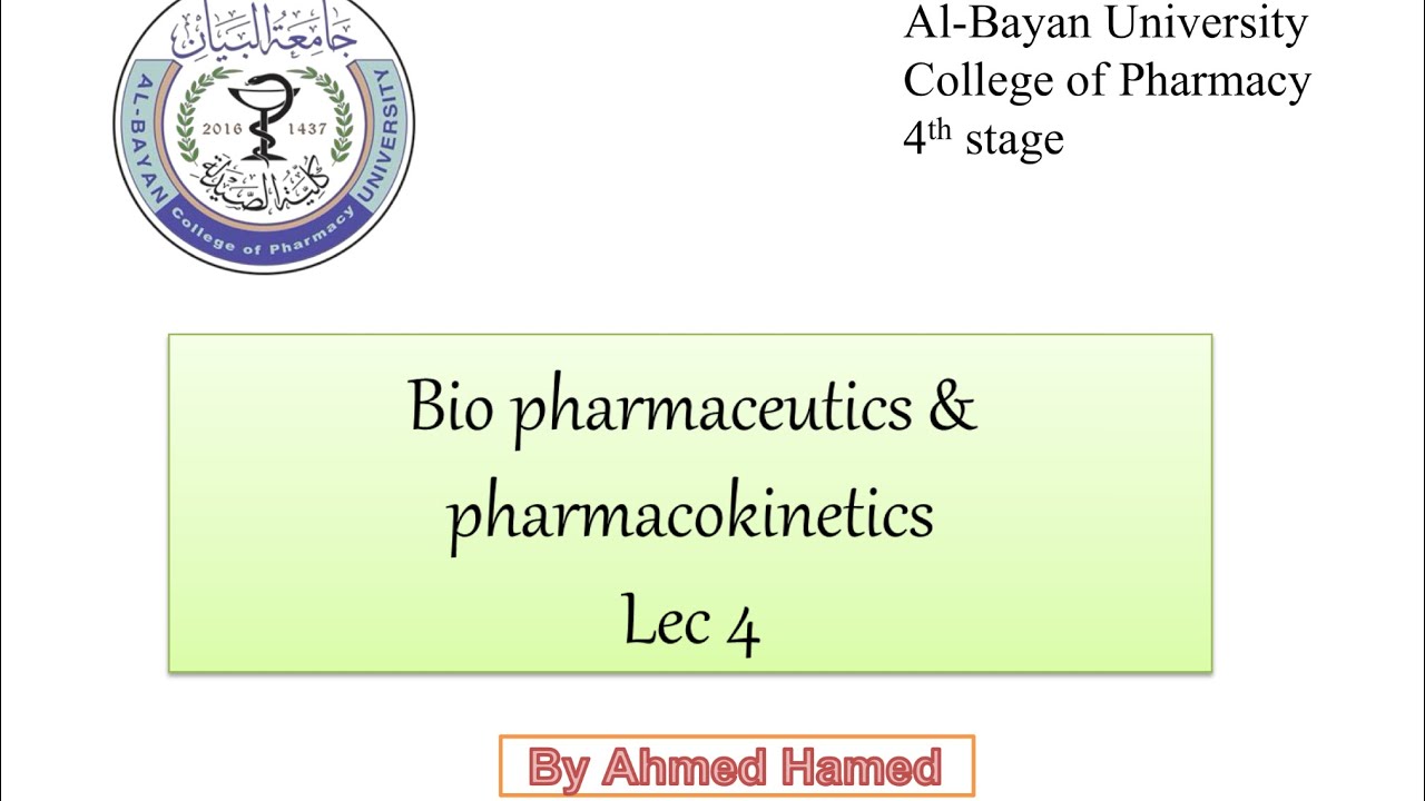 Biopharmaceutics 4/ ABDULLAH HASSUN