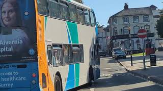 Here is the New livery Stagecoach bus 19099 on the number 18 in Aldershot Friday 19 September 2025