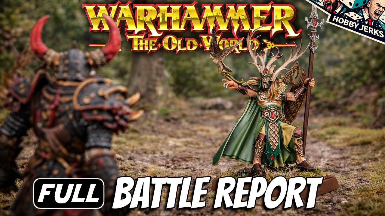 🌲 Warriors of Chaos vs Wood Elves | Old World Full Battle Report ⚔️