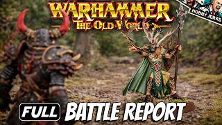 🌲 Warriors of Chaos vs Wood Elves | Old World Full Battle Report ⚔️