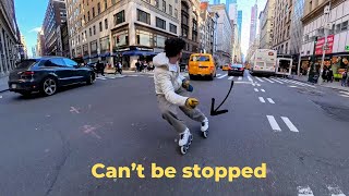 Wind Can't Stop Rollerblades | NYC with the Insta360 X4