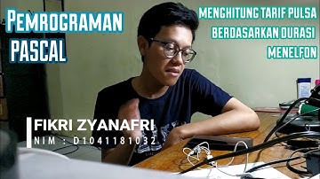 Pemrograman Menghitung Tarif Berdasarkan Durasi Menelfon - Pascal N-IDE Android