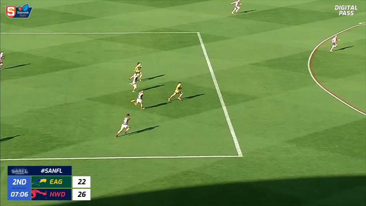 SANFL Finals Snapshot - Eagle Tyson Stengle has a bounce and goals