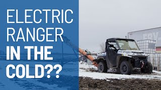 THE ELECTRIC RANGER ON A SNOW COVERED FARM W/ MILLENNIAL FARMER - TO THE TEST EP. 3 | POLARIS