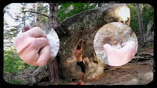 Annot - B6 (6c+) secteur Baleine - bloc 44