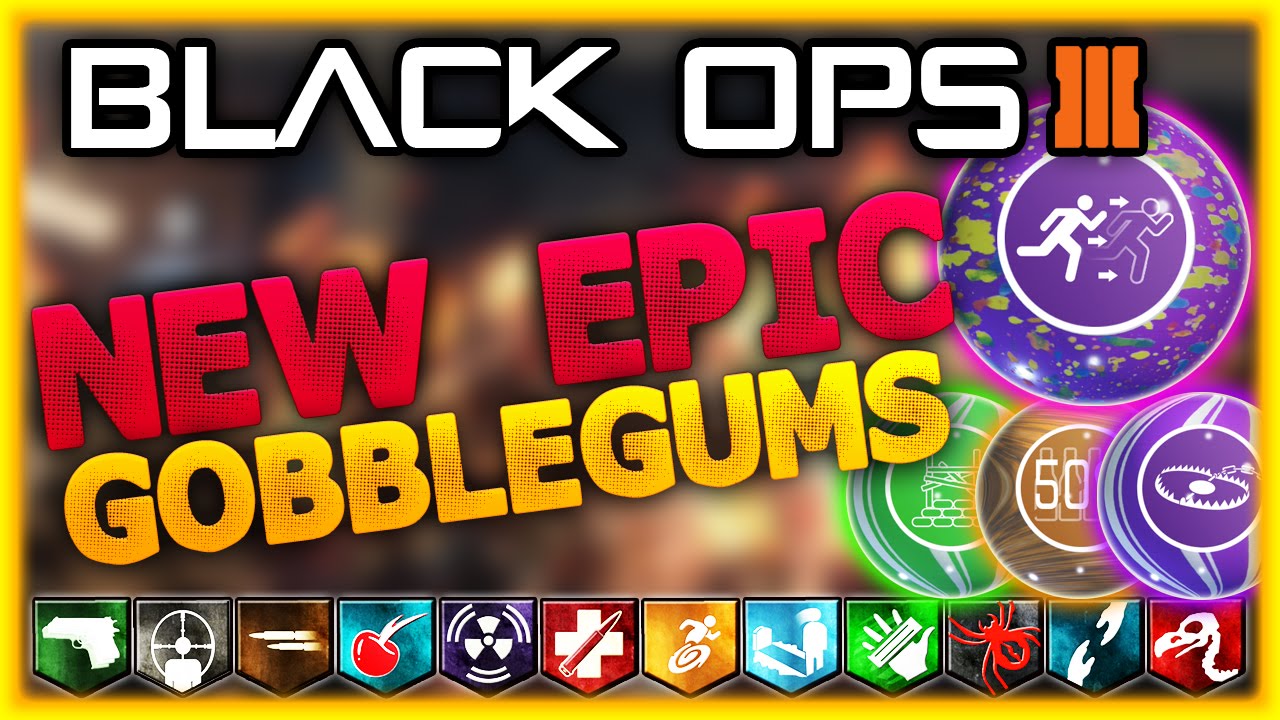 BLACK OPS 3 ZOMBIES - EPIC NEW CUSTOM DLC GOBBLEGUMS, DLC 3 CUSTOM ...