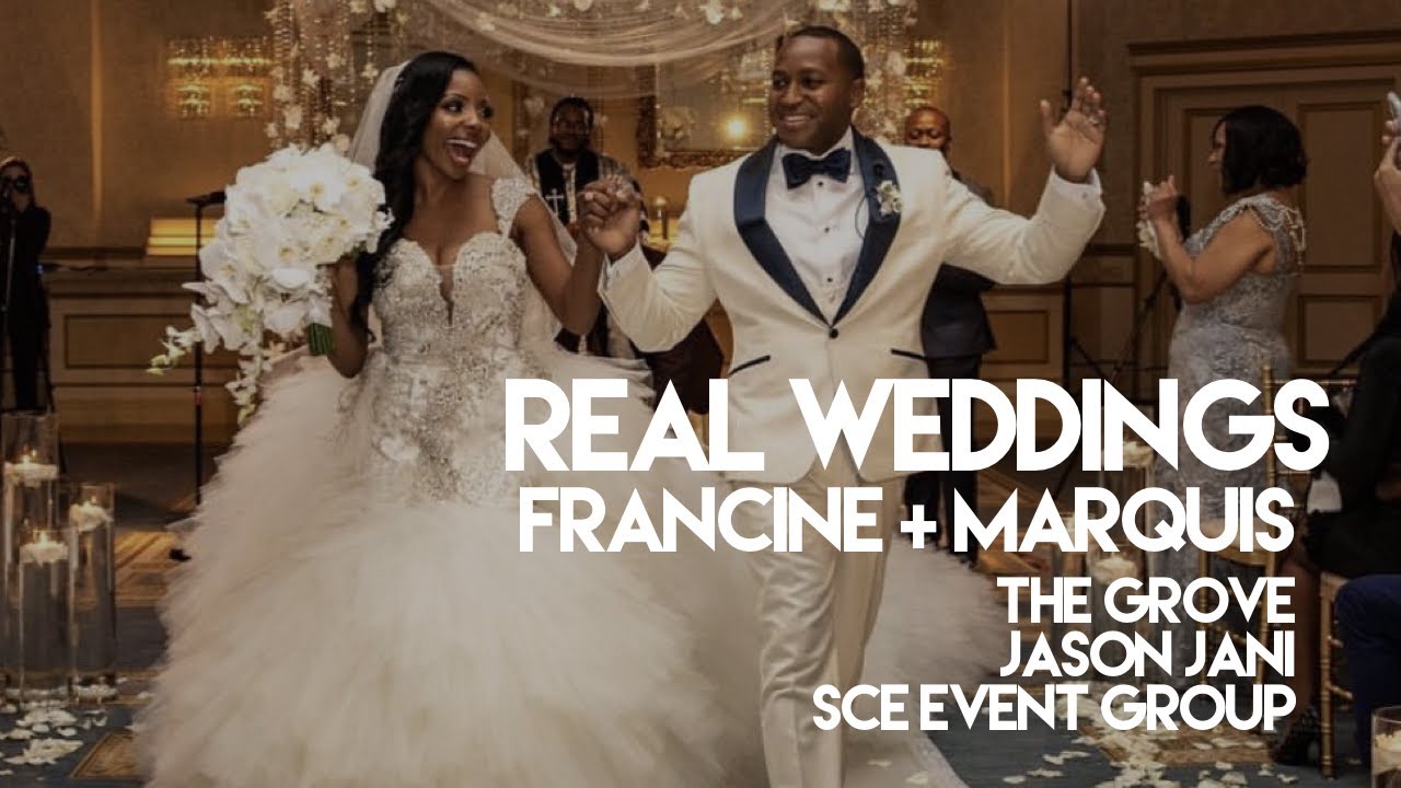 Real Fresh SCE Weddings - Francine and Marquis at THE GROVE with JASON JANI  