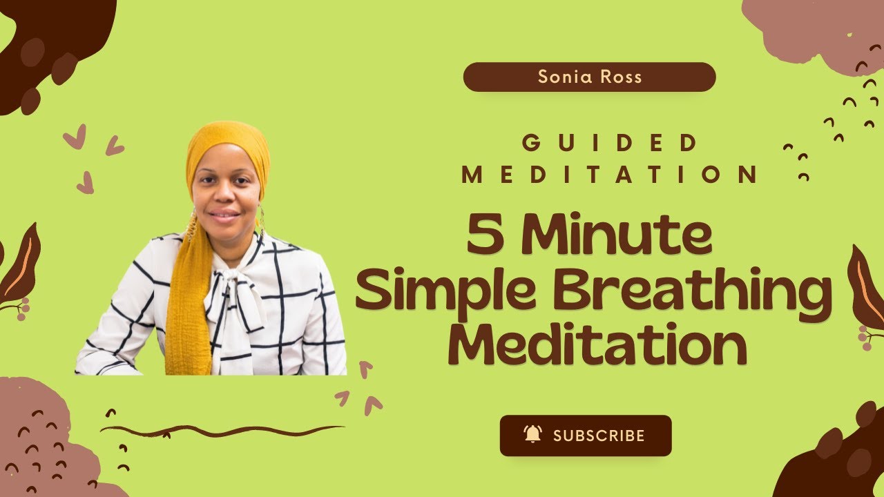 5 Minute Simple Breathing: Guided Meditation - YouTube