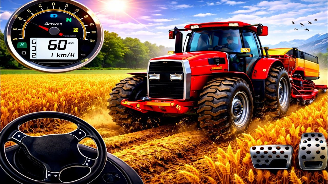 Modern Tractor Farming Driving Simulator 3D | New Tractor Games | Android Gameplay