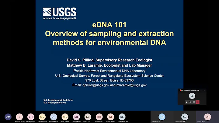 ETIS eDNA 101 (November 3, 2020)