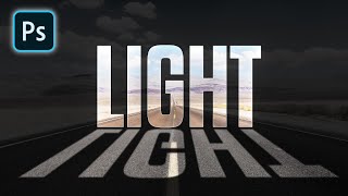 Photoshop Tutorial - Light Text Effect || Glowing Text Effect in Photoshop