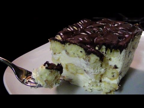 Chocolate Eclair Tiramisu Ice Box Cake