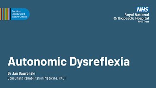 Autonomic Dysreflexia