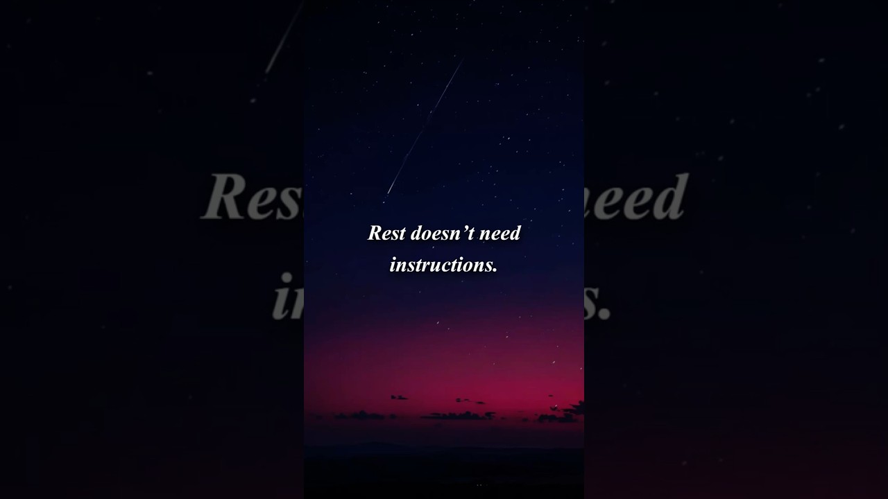 Rest doesn’t need instructions – permission to rest & gentle Saturday calm ㅣ Mind Glow