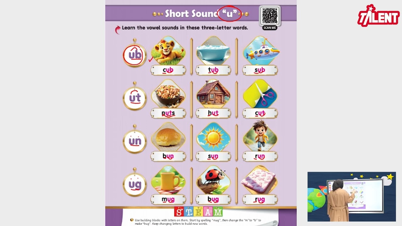 Royal English Prep|Lec 6|Short Sound of u