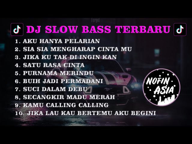 DJ SLOW BASS TERBARU 2023 - DJ AKU HANYA PELARIAN REMIX VIRAL TIKTOK class=