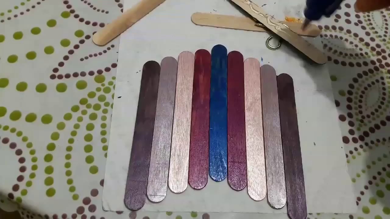 Dondurma Çubuklarından Peçetelik Yapımı Dondurma Çubuklarından Peçetelik Yapımı