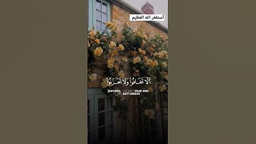 (إِنَّ الَّذِينَ قَالُوا رَبُّنَا اللَّهُ ثُمَّ اسْتَقَامُوا ) القارئ #إسلام_صبحي سورة #فصلت 💙