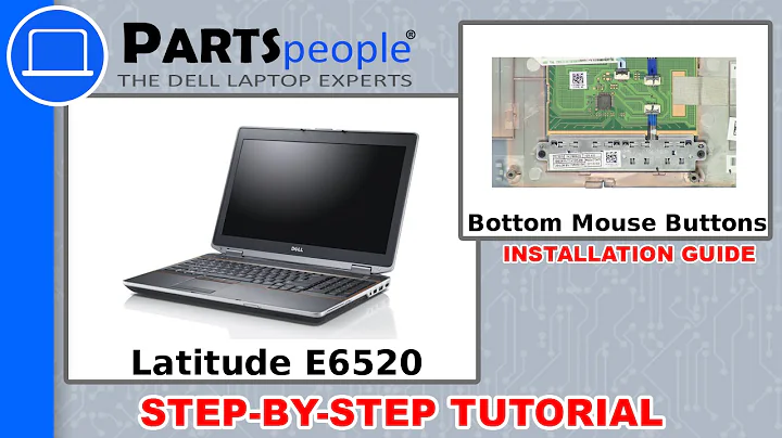 Dell Latitude E6520 (P14F001) Bottom Mouse Buttons How-To Video Tutorial