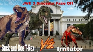 JWE 3 Dinosaur Face Off Buck and Doe T-Rex vs Irritator 2026