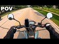 POV Riding my Kawasaki KLX 300sm on a Nice Day!