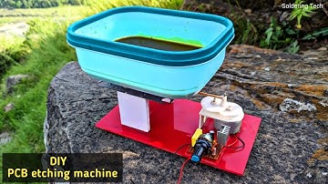 How to make shaker for (PCB etching) | Diy low cost PCB etching machine from trash | Old DVD room