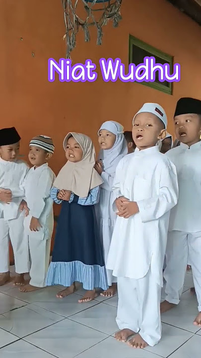 Niat Wudhu Santri RA AL-HUDA 1