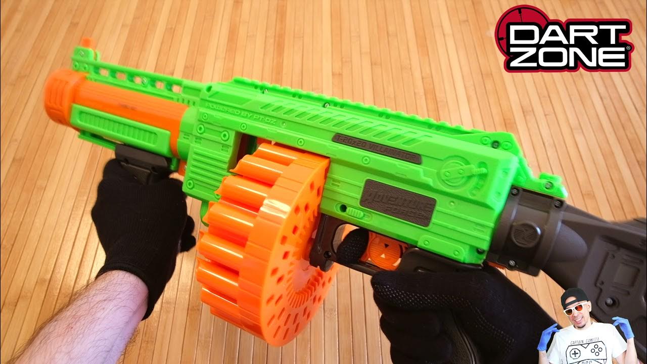 Dart Zone Adventure Force VILLAINATOR Destroy the bad guys! nerf